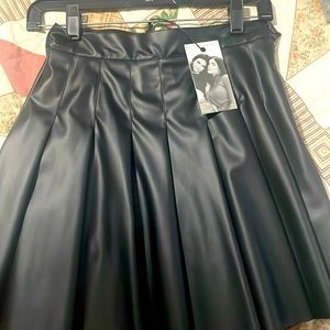 Black Pleated Skirt